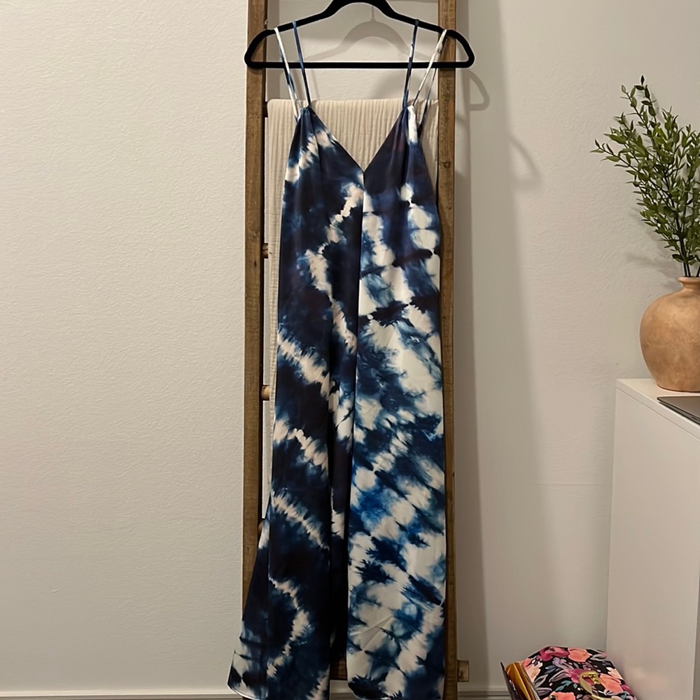 Zara Blue Tie Dye Maxi